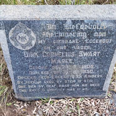 MAREE Dirk Cornelius Swart 1908-1950