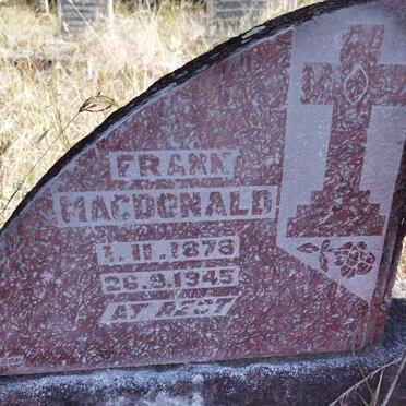MACDONALD Frank 1878-1945