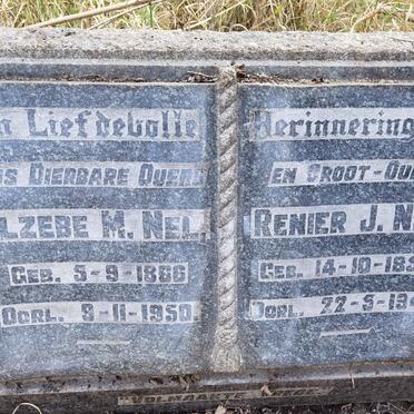 NEL Renier J. 1857-1948 &amp; Elzebe M. 1866-1950