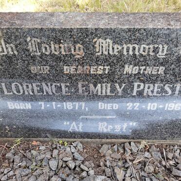PRESTON Florence Emily 1877-1965