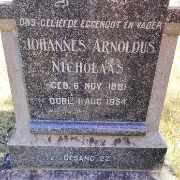POTGIETER Johannes Arnoldus Nicholaas 1881-1954