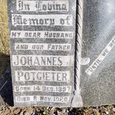 POTGIETER Johannes 1897-1960