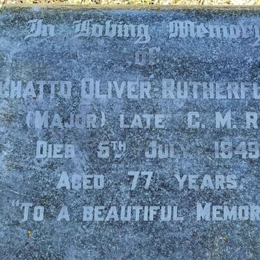 RUTHERFORD Chatto, OLIVER -1949