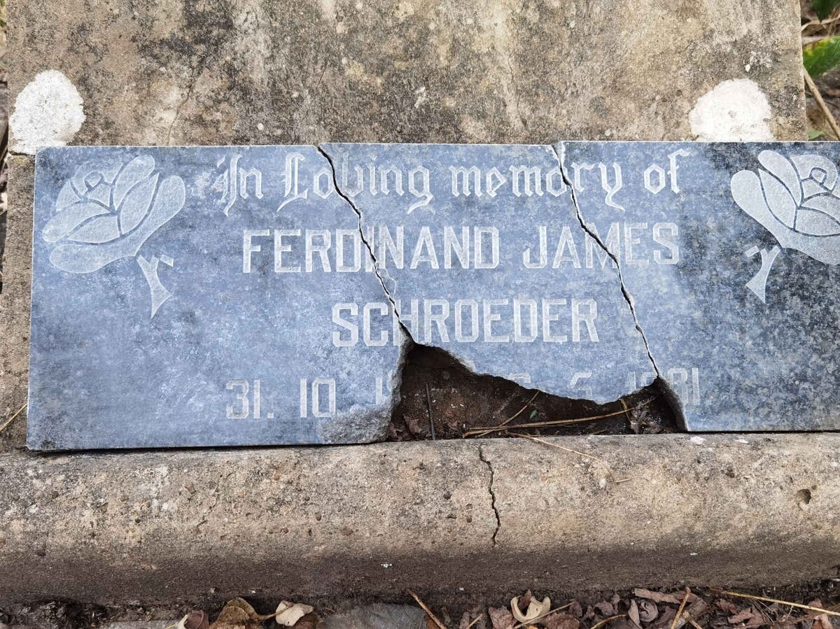 SCHROEDER Ferdinand James 1???-1??1