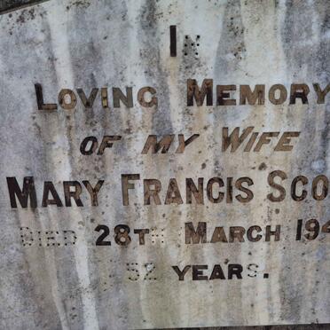 SCOTT Mary Francis -1942