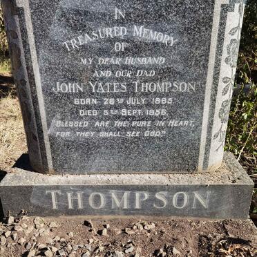 THOMPSON John Yates 1885-1956