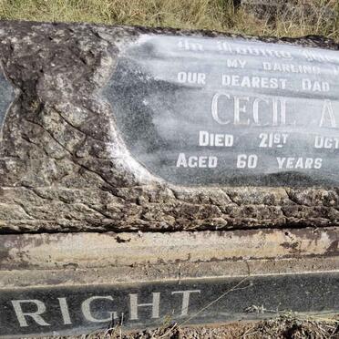 WRIGHT Cecil Arthur -1964