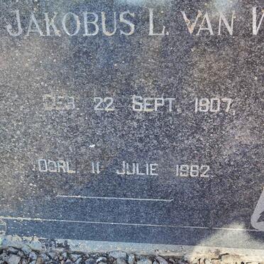 WYK Jakobus L., van 1907-1962