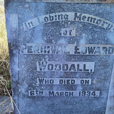 WOODALL Percival Edward -1934