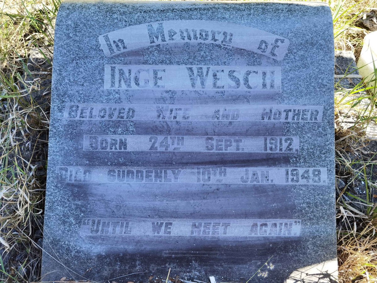 WESCH Inge 1912-1948