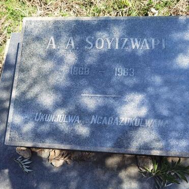 SOYIZWAPI A.A. 1868-1963