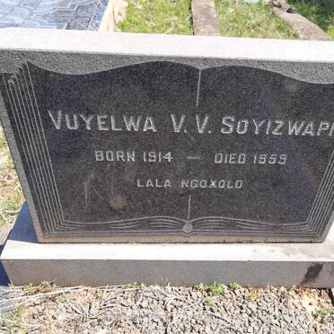SOYIZWAPI Vuyelwa V.V. 1914-1959