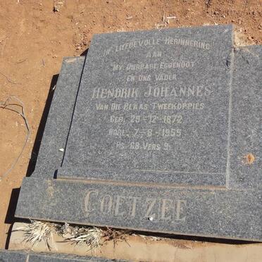 COETZEE Hendrik Johannes 1872-1955