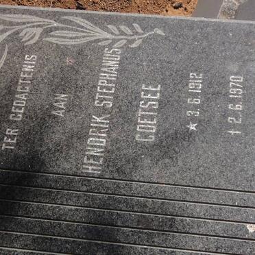 COETSEE Hendrik Stephanus 1912-1970