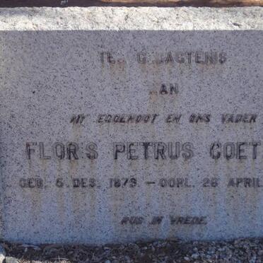 COETZEE Floris Petrus 1879-1943