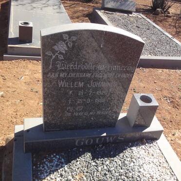 GOUWS Willem Johannes 1920-1988