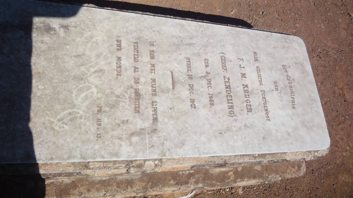 KRUGER F.J.M. 1859-1917