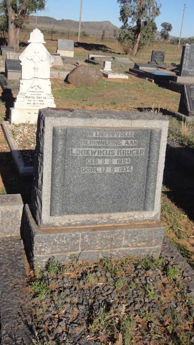 KRUGER Lodewikus 1894-1934