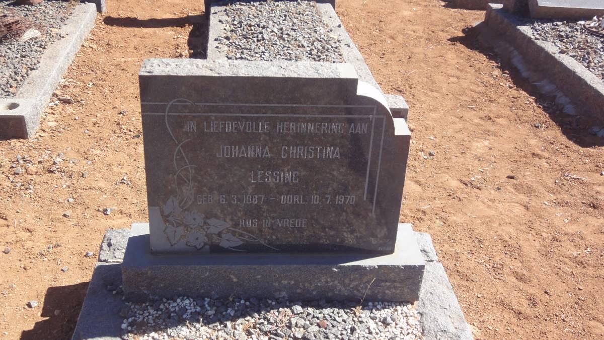LESSING Johanna Christina 1887-1970