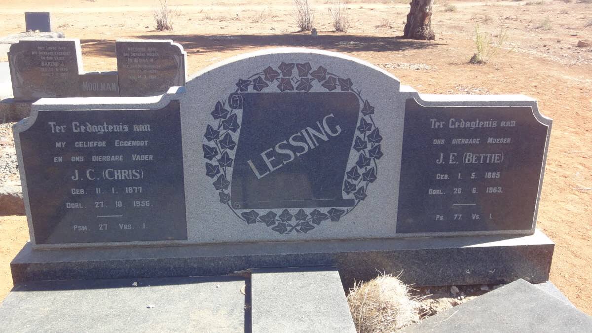 LESSING J.C. 1877-1956 &amp; J.E. 1885-1963