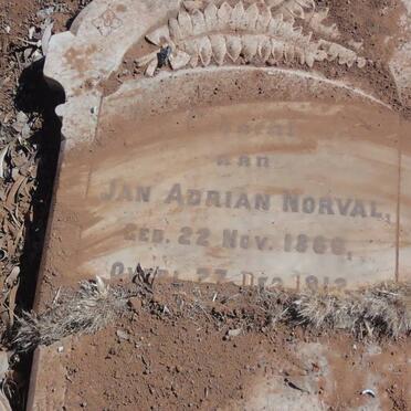 NORVAL Jan Adrian 1866-1912