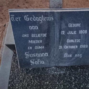 OSBORN Susanna Sofia 1909-1989