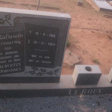 ROUX Albertus Johannes, le 1918-1984 &amp; Aletta Sophia 1927-2005