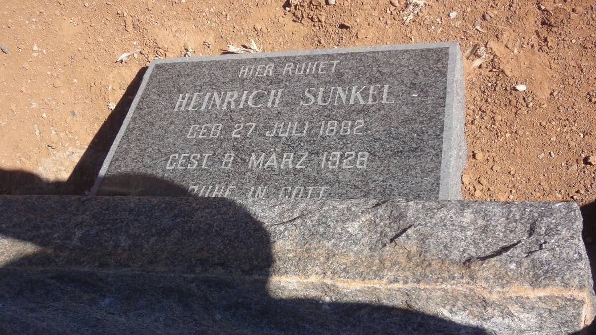 SUNKEL Heinrich 1882-1928