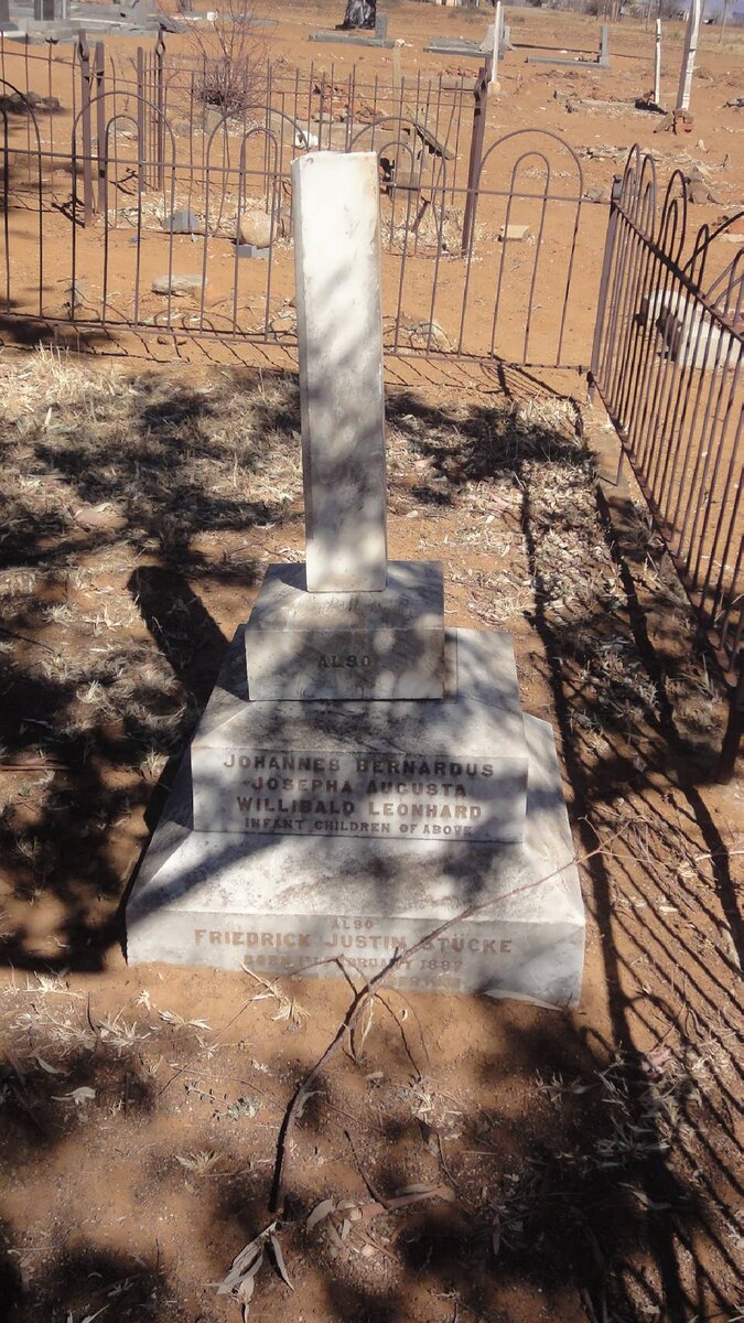 STÜCKE Friedrick Justin 1887-? :: STÜCKE Johannes Bernardus :: STÜCKE Josepha Augusta :: STÜCKE Willibald Leonhard