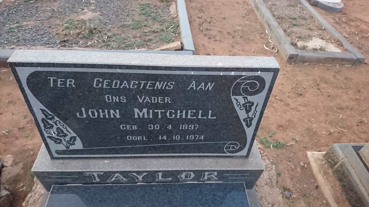 TAYLOR John Mitchell 1897-1974