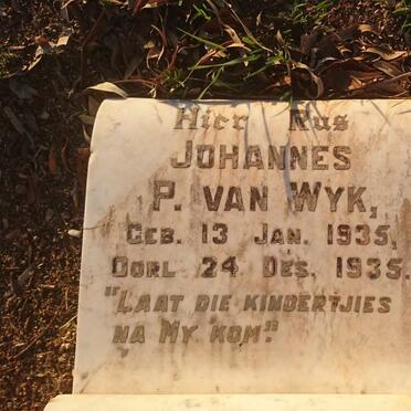 WYK Johannes P., van 1935-1935