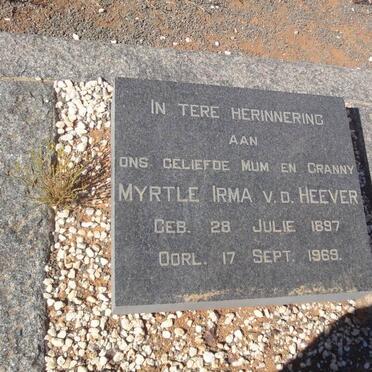 HEEVER Myrtle Irma, v.d. 1897-1969