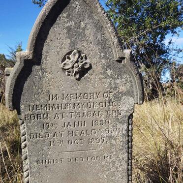 MYOKONG Nemiah M. 1880-1897