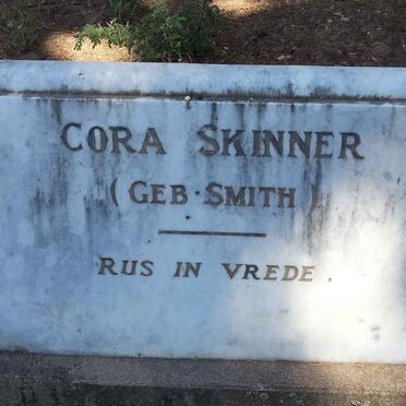 SKINNER Cora nee SMITH