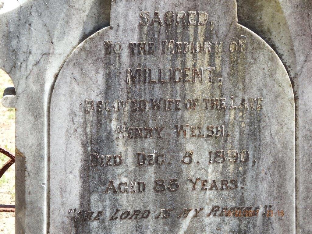 WELSH Millicent -1890