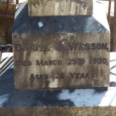 WESSON Daniel J. -1900