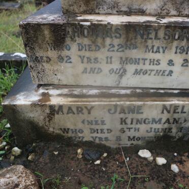 NELSON Thomas -1917 &amp; Mary Jane KINGMAN -1919