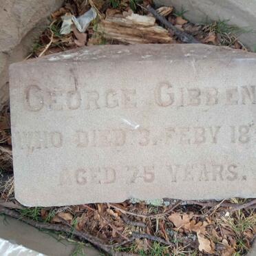 GIBBENS George -1875