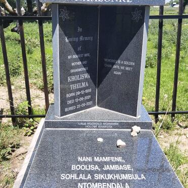 NXAZONKE Kholiswa 1959-2021