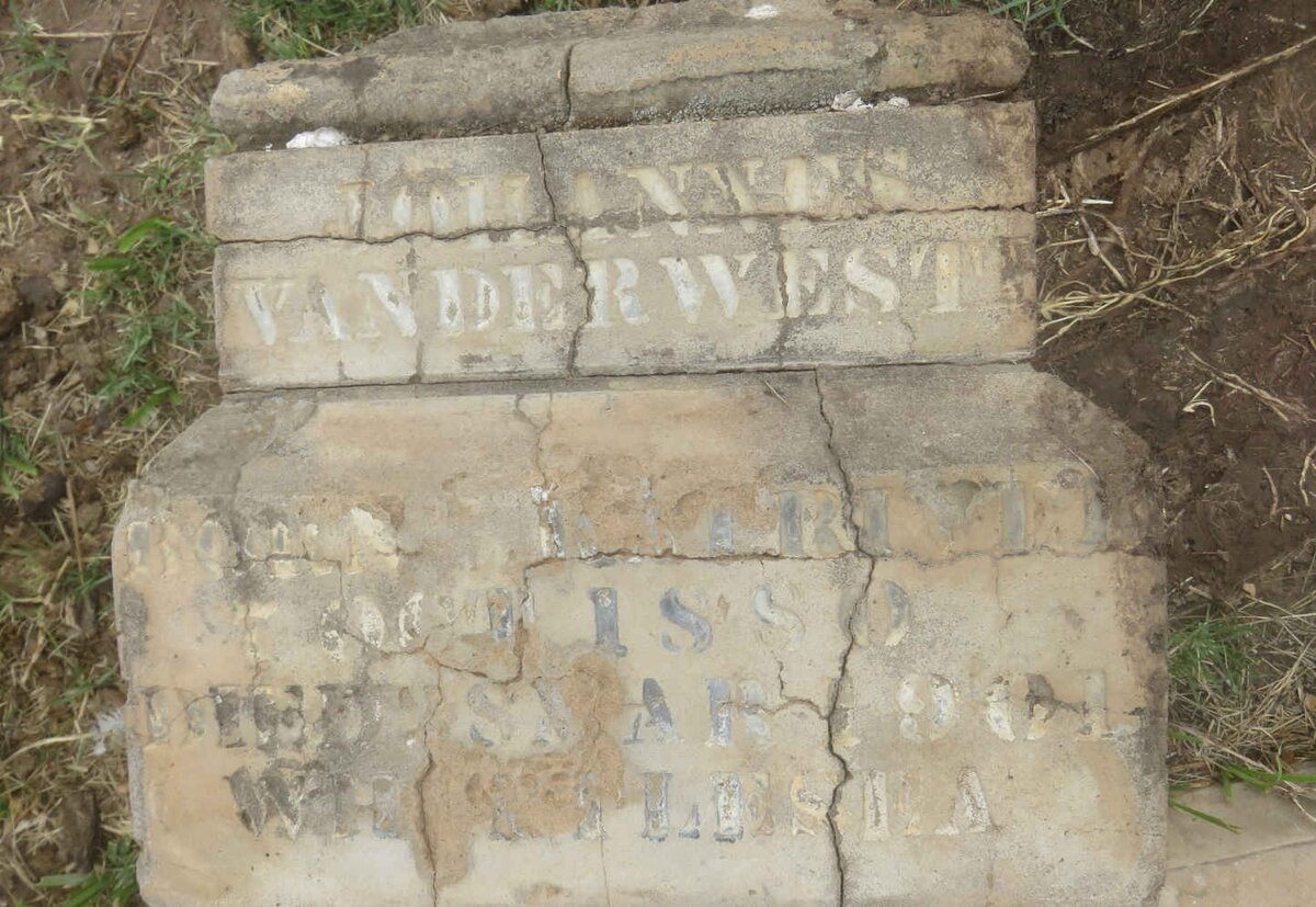 WEST? Johannes, van der 1880-1901