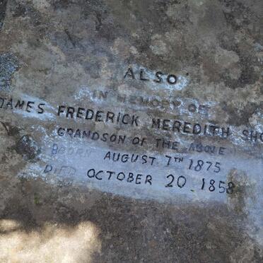 BARNES Sarah:: SHORT James Frederick Meredith