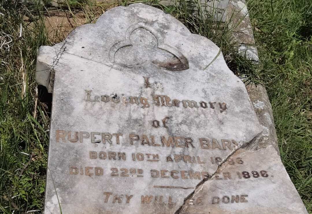 BARNES Rupert Palmer 1886-1896