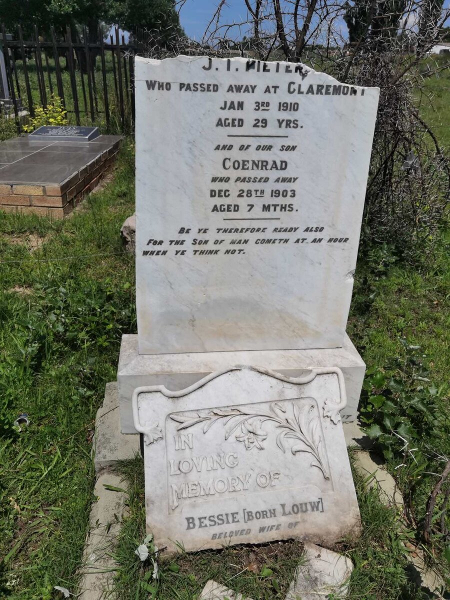 PIETERSE Bessie  nee LOUW -1910 :: PIETERSE Coenrad -1903