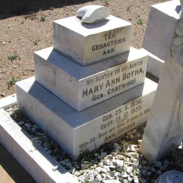 BOTHA Mary Ann nee CHATWIND 1856-1933