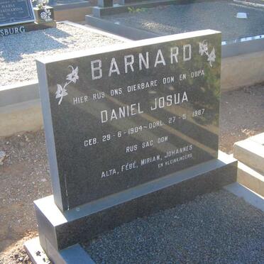 BARNARD Daniel Josua 1904-1987