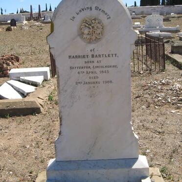 BARTLETT Harriet 1845-1906