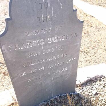 BURGESS Francis -1878