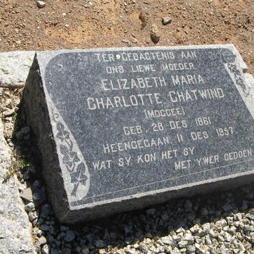 CHATWIND Elizabeth Maria Charlotte 1861-1957