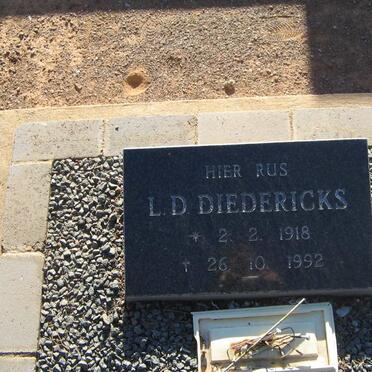 DIEDERICKS L.D. 1918-1992