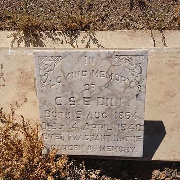 DILL C.S.E. 1864-1940